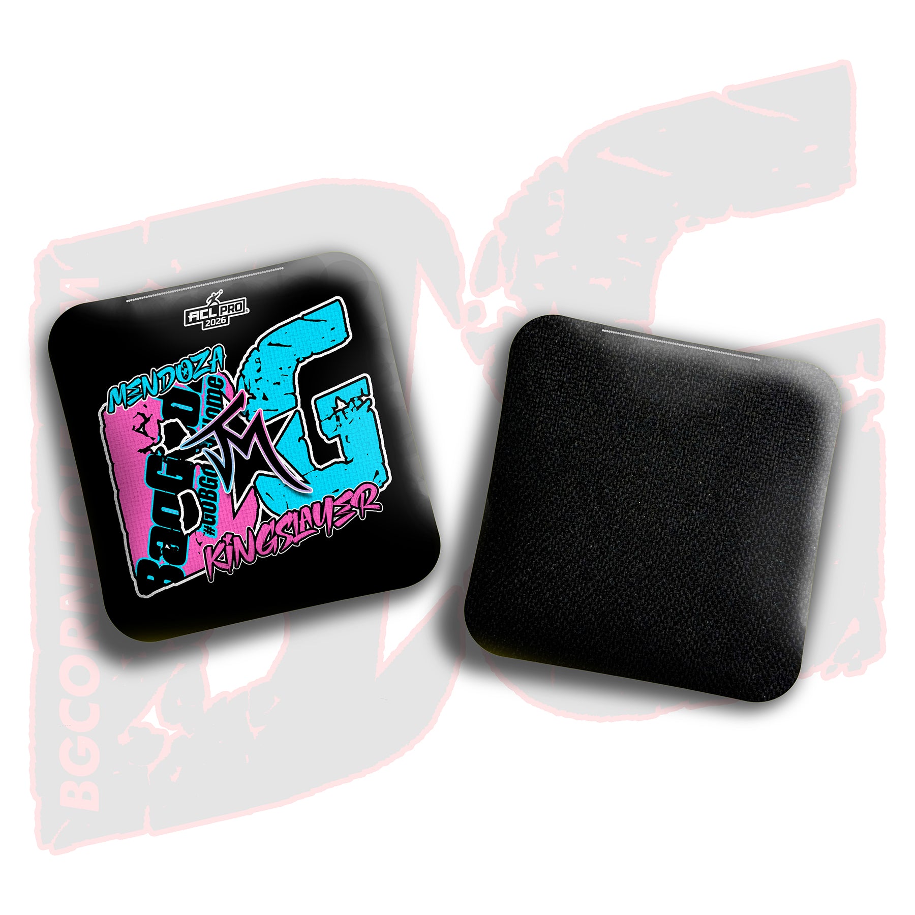 2026 BG Multiple Bag Models  - "John Mendoza” - ACL Pro Stamped Cornhole Bags - SET OF 4 BAGS