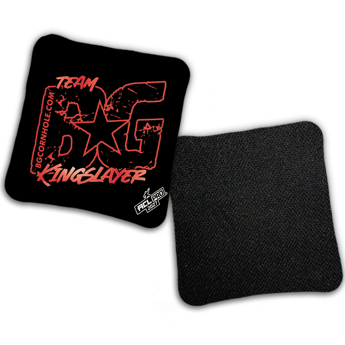 2027 BG Multiple Bag Models "OUTLINED TEAM BG" - ACL Pro Stamped Cornhole Bags - SET OF 4 BAGS