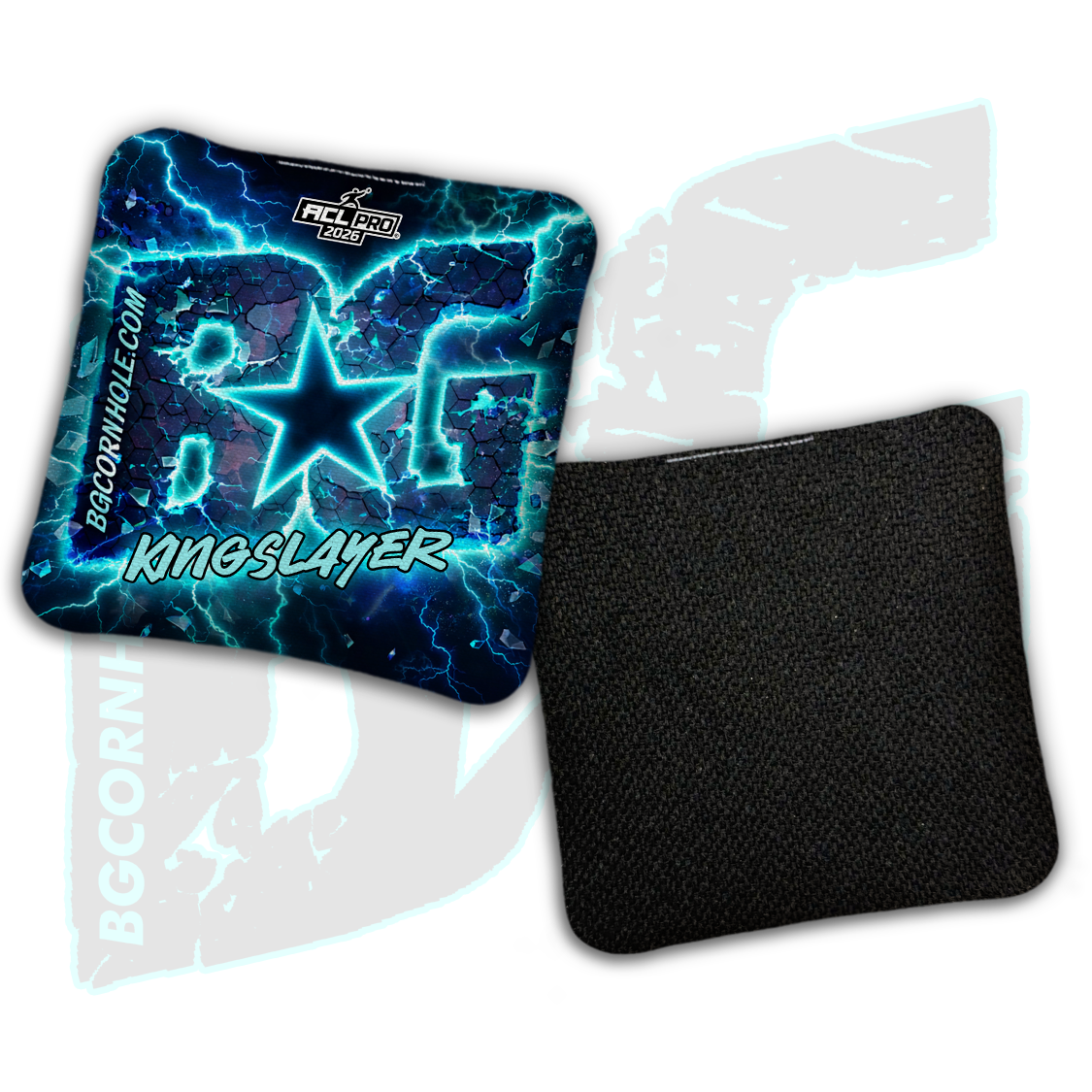 2026 BG Multiple Bag Models "Voltage" - ACL Pro Stamped Cornhole Bags - SET OF 4 BAGS