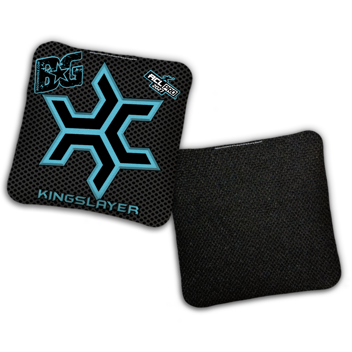 2027 ACL - Multiple Bag Models  "CaddySack Carbon Fiber” Collab - Pro Stamped Cornhole Bags - SET OF 4 BAGS
