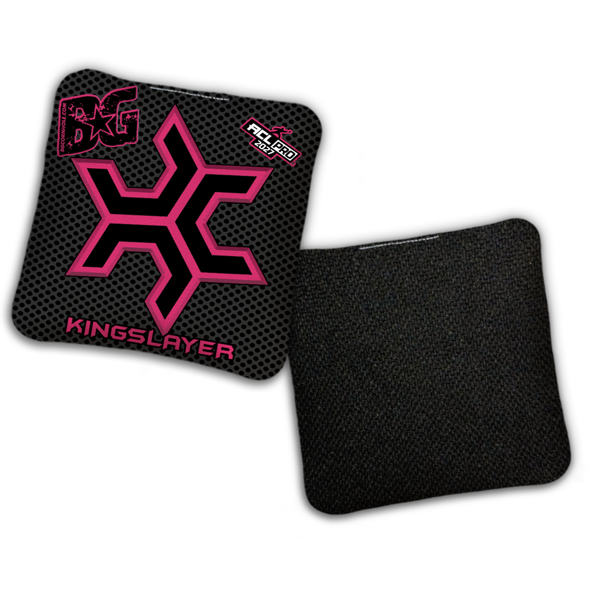 2027 ACL - Multiple Bag Models  "CaddySack Carbon Fiber” Collab - Pro Stamped Cornhole Bags - SET OF 4 BAGS