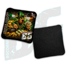 Load image into Gallery viewer, Limited Edition 2026 BG Multiple Bag Models "Clover Kingpin" - ACL Pro Stamped Cornhole Bags - SET OF 4 BAGS