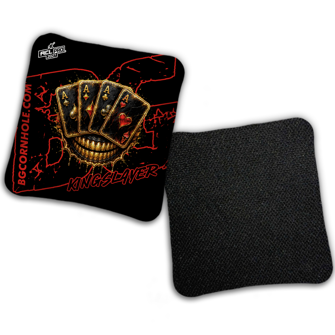 2027 BG Multiple Bag Models "DEAD MANS HAND " - ACL Pro Stamped Cornhole Bags - SET OF 4 BAGS