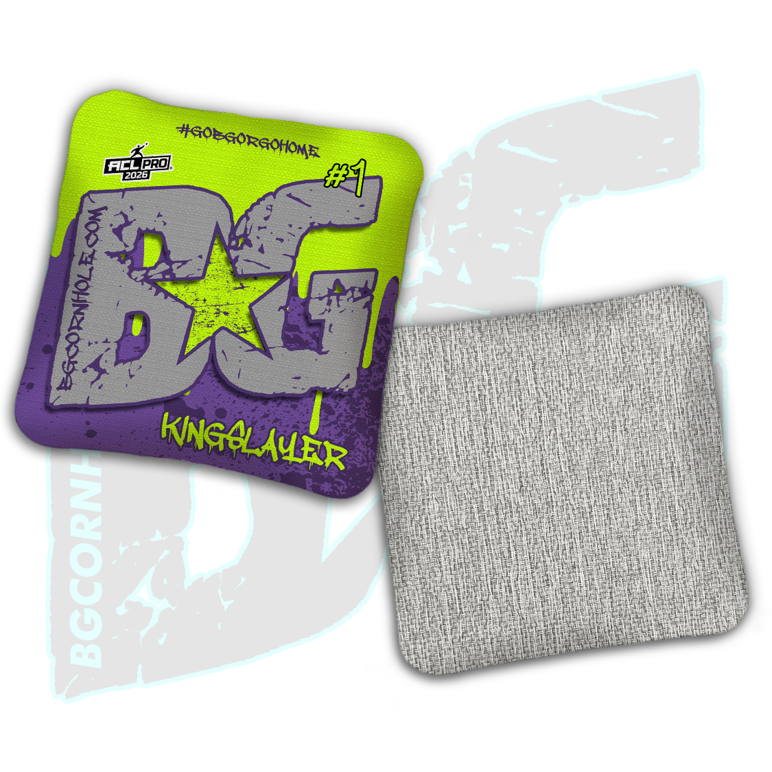 Limited Edition 2026 BG Multiple Bag Models "OG Bloodstain" - ACL Pro Stamped Cornhole Bags - SET OF 4 BAGS