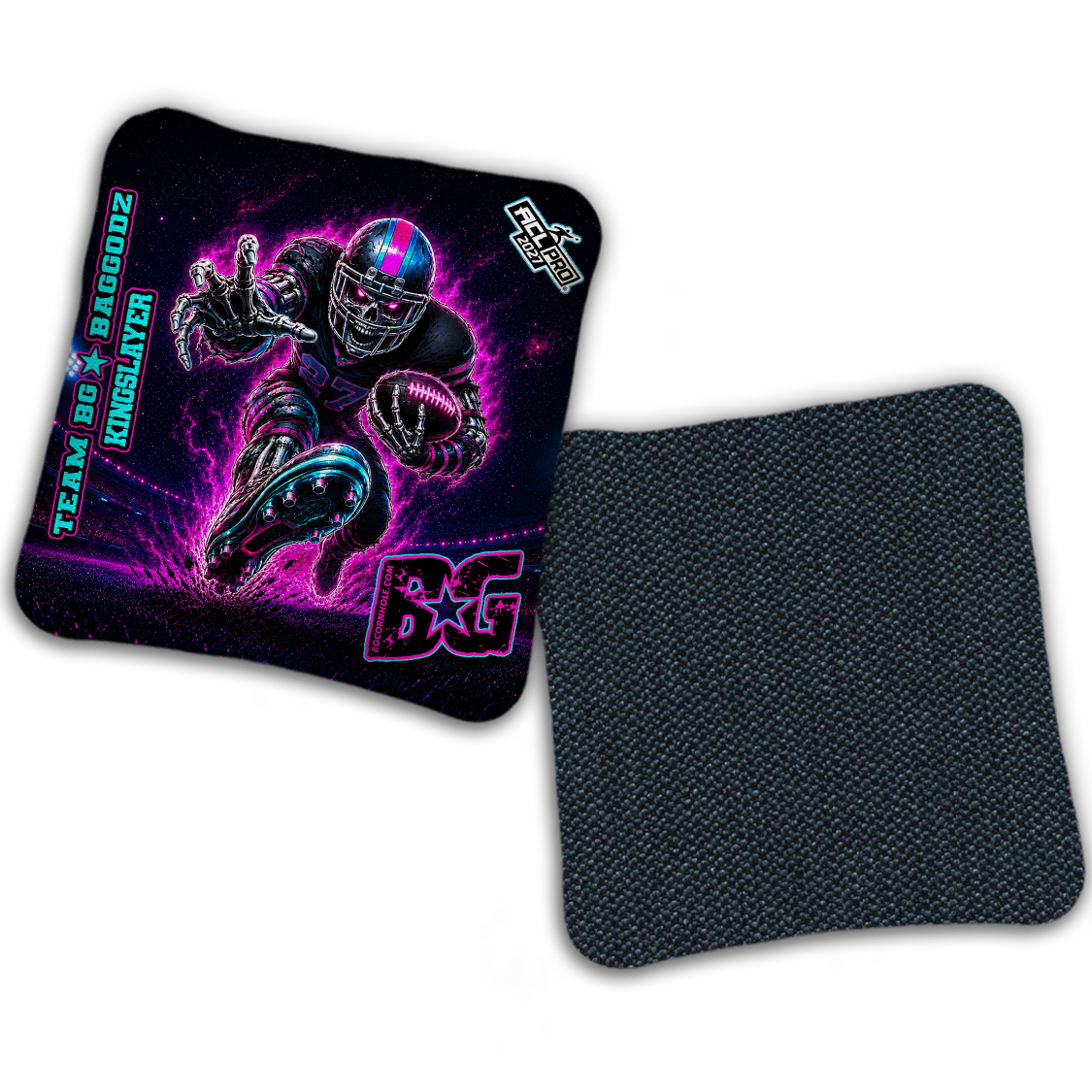 2027 BG Multiple Bag Models "FINAL DRIVE" - ACL Pro Stamped Cornhole Bags - SET OF 4 BAGS