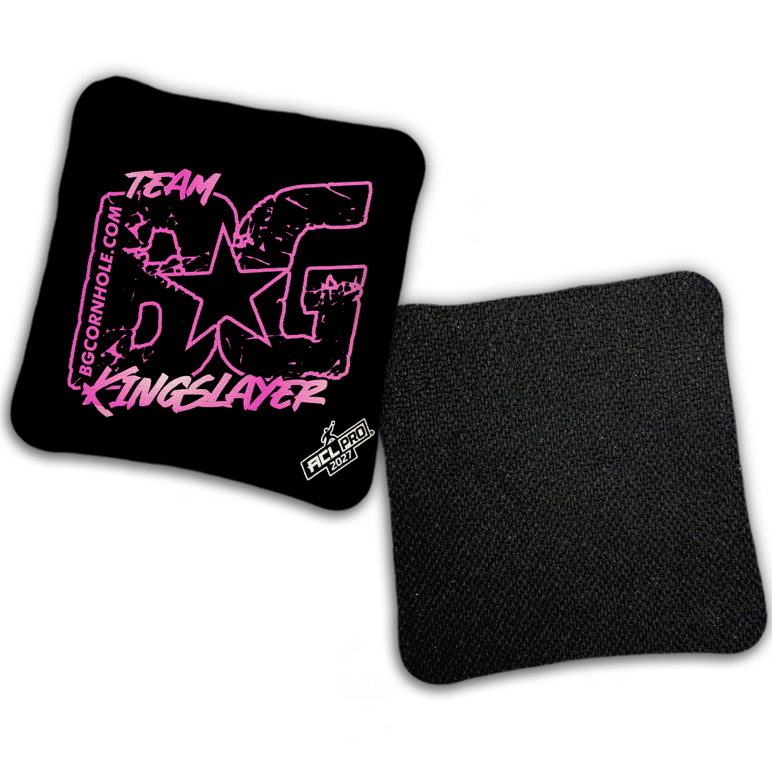 2027 BG Multiple Bag Models "OUTLINED TEAM BG" - ACL Pro Stamped Cornhole Bags - SET OF 4 BAGS