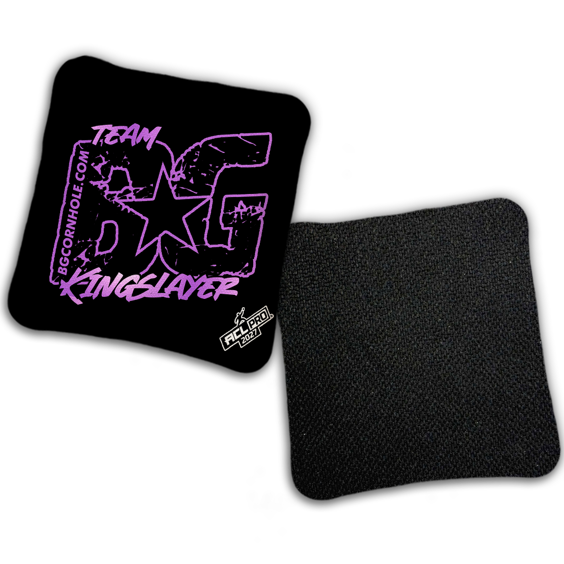 2027 BG Multiple Bag Models "OUTLINED TEAM BG" - ACL Pro Stamped Cornhole Bags - SET OF 4 BAGS