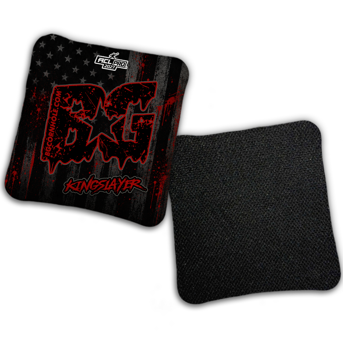 2027 BG Multiple Bag Models "AMERICAN GRIT" - ACL Pro Stamped Cornhole Bags - SET OF 4 BAGS