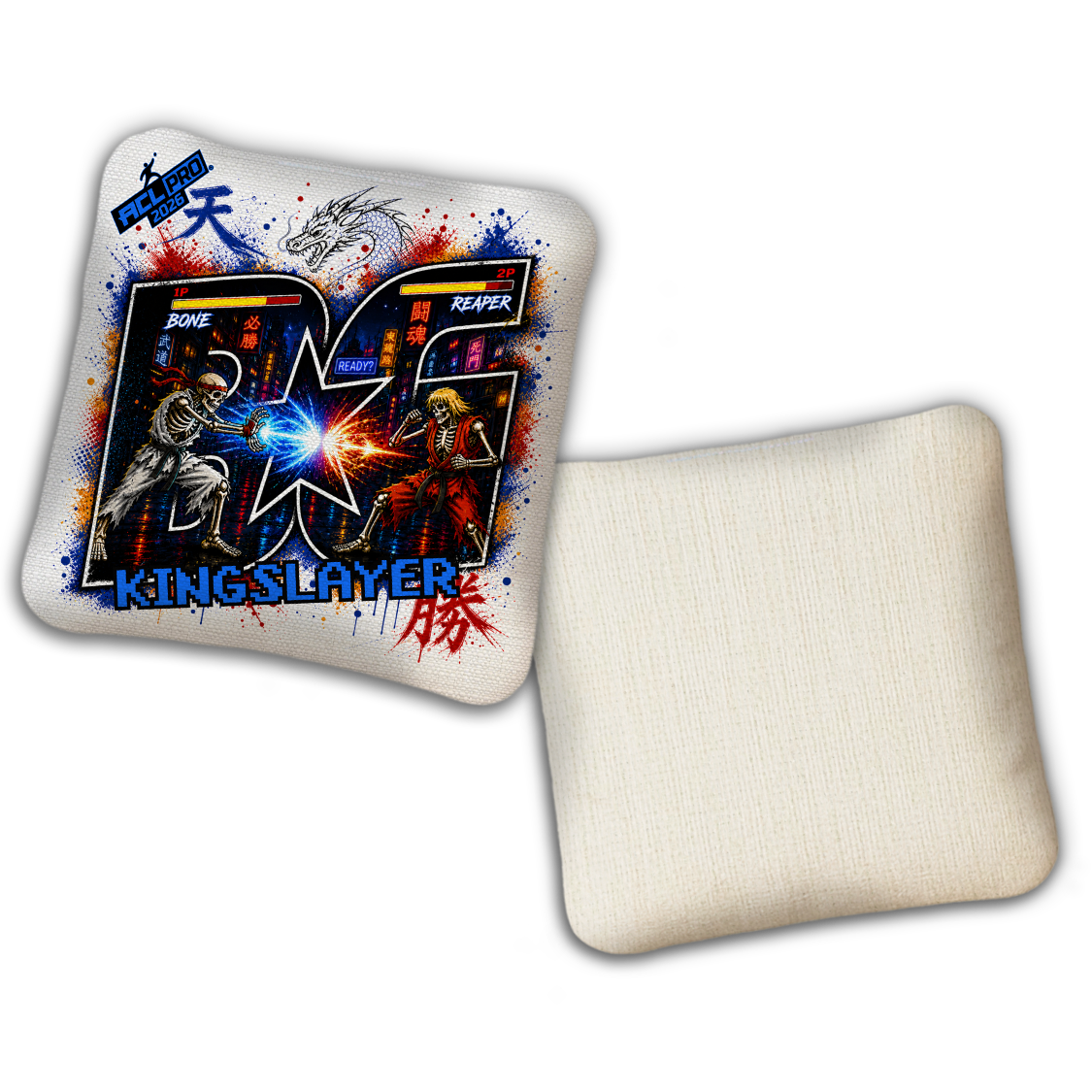 2026 BG Multiple Bag Models "Retro Games" - ACL Pro Stamped Cornhole Bags - SET OF 4 BAGS