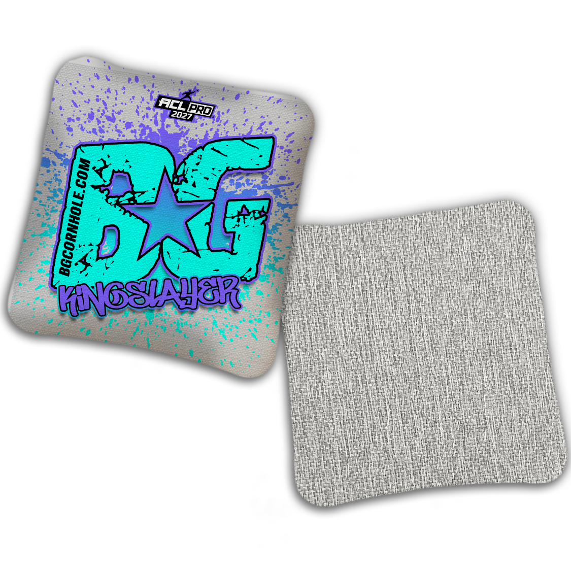 2027 BG Multiple Bag Models "PAINT SPLATTER" - ACL Pro Stamped Cornhole Bags - SET OF 4 BAGS