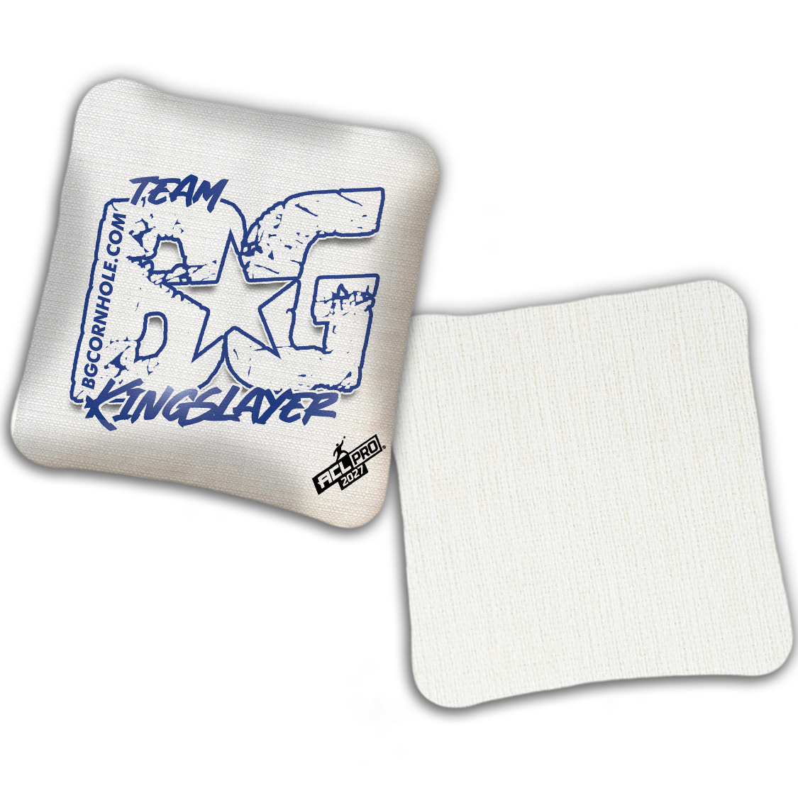 2027 BG Multiple Bag Models "OUTLINED TEAM BG" - ACL Pro Stamped Cornhole Bags - SET OF 4 BAGS