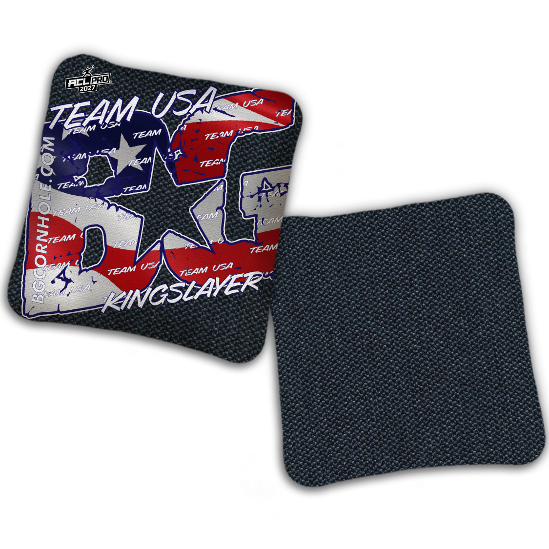 2027 BG Multiple Bag Models "TEAM USA" - ACL Pro Stamped Cornhole Bags - SET OF 4 BAGS