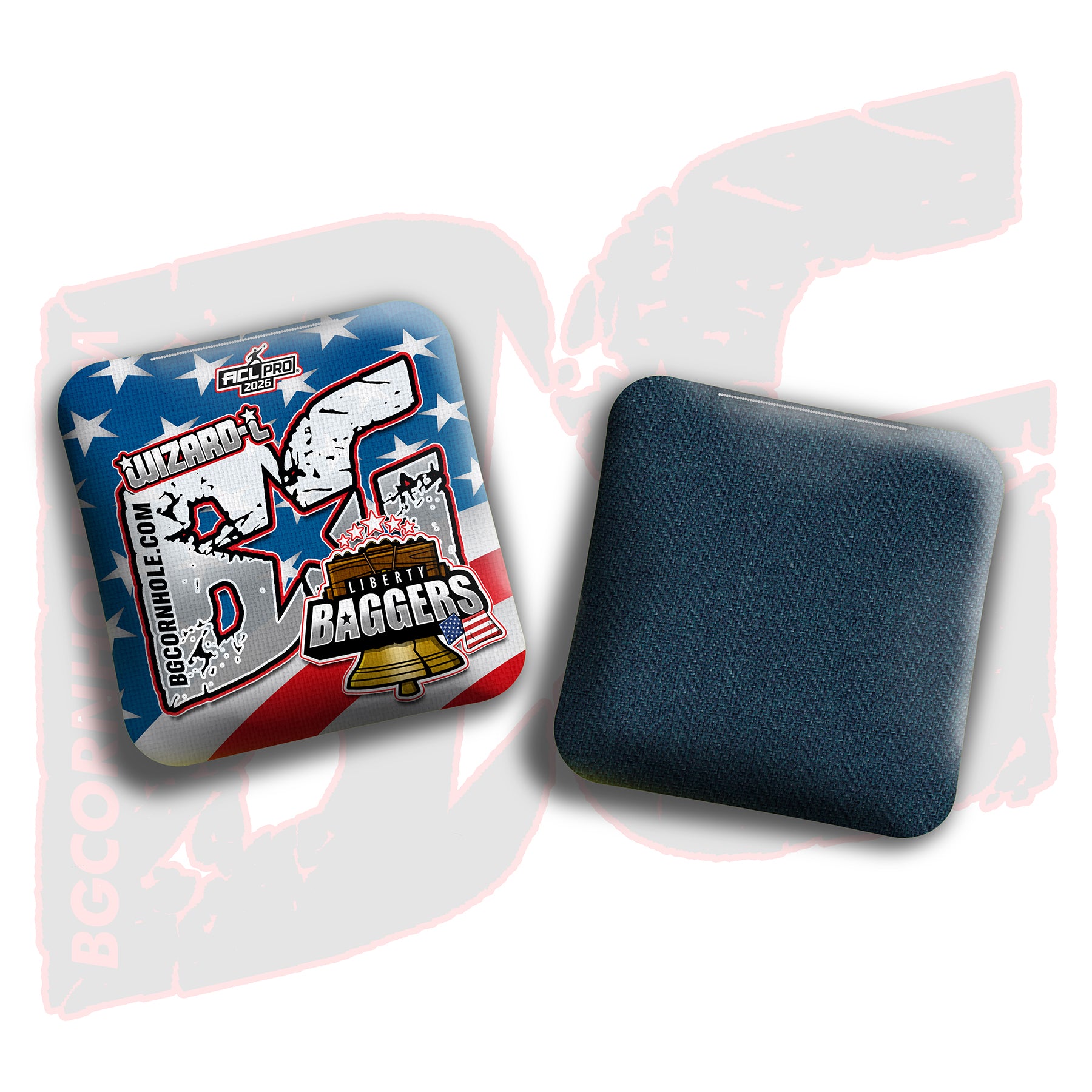 2026 BG Multiple Bag Models - "Liberty Baggers” Collab - ACL Pro Stamped Cornhole Bags - SET OF 4 BAGS