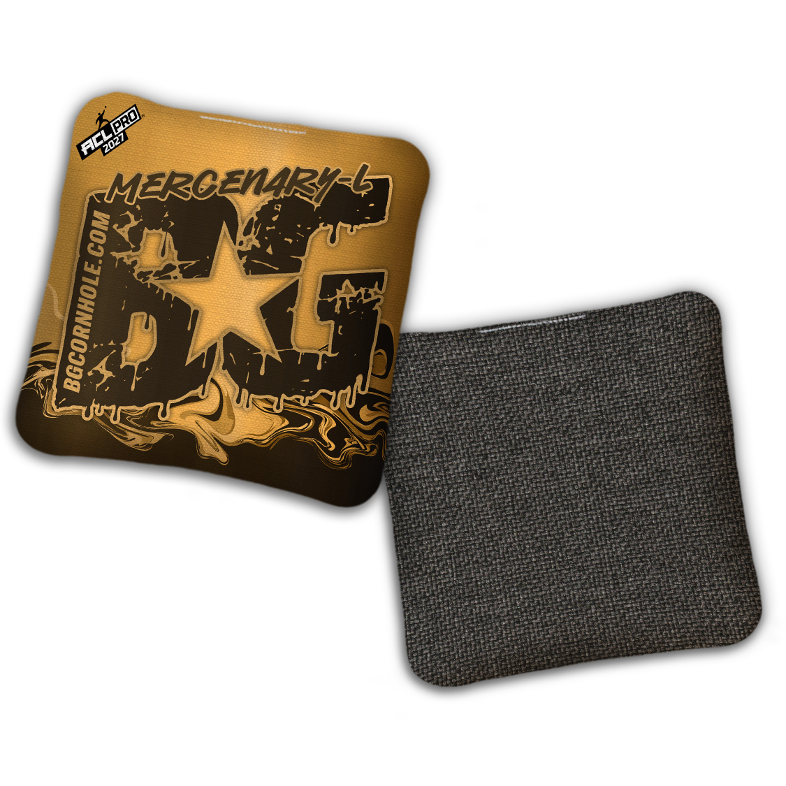 2027 BG Multiple Bag Models "LIQUID GOLD" - ACL Pro Stamped Cornhole Bags - SET OF 4 BAGS