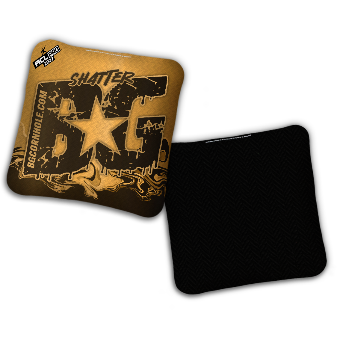 2027 BG Multiple Bag Models "LIQUID GOLD" - ACL Pro Stamped Cornhole Bags - SET OF 4 BAGS