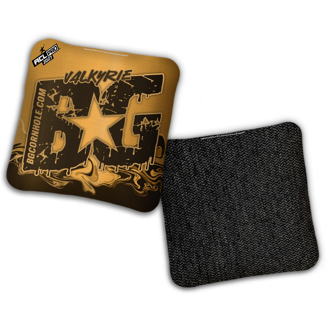 2027 BG Multiple Bag Models "LIQUID GOLD" - ACL Pro Stamped Cornhole Bags - SET OF 4 BAGS