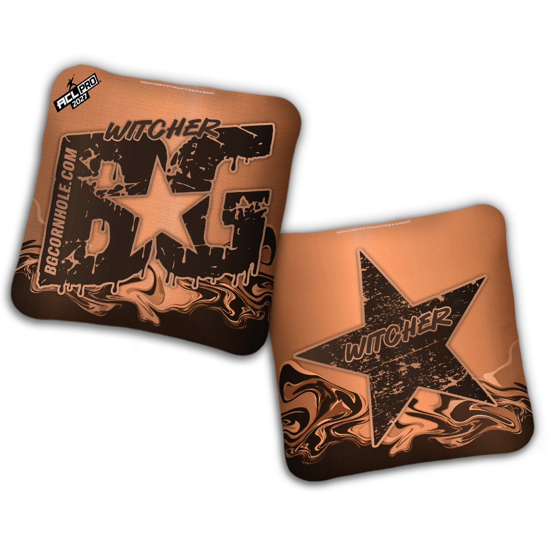 2027 BG Multiple Bag Models "LIQUID GOLD" - ACL Pro Stamped Cornhole Bags - SET OF 4 BAGS