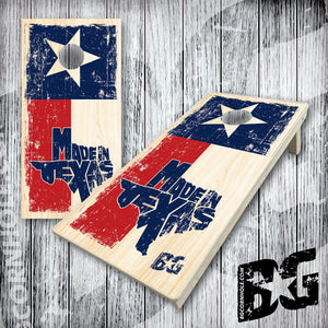 BG "Made In Texas" Cornhole Boards - Elite Model