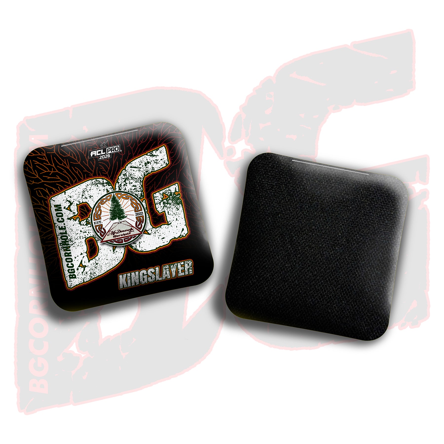 2026 BG Multiple Bag Models - "McDonough Cornhole” Collab - ACL Pro Stamped Cornhole Bags - SET OF 4 BAGS