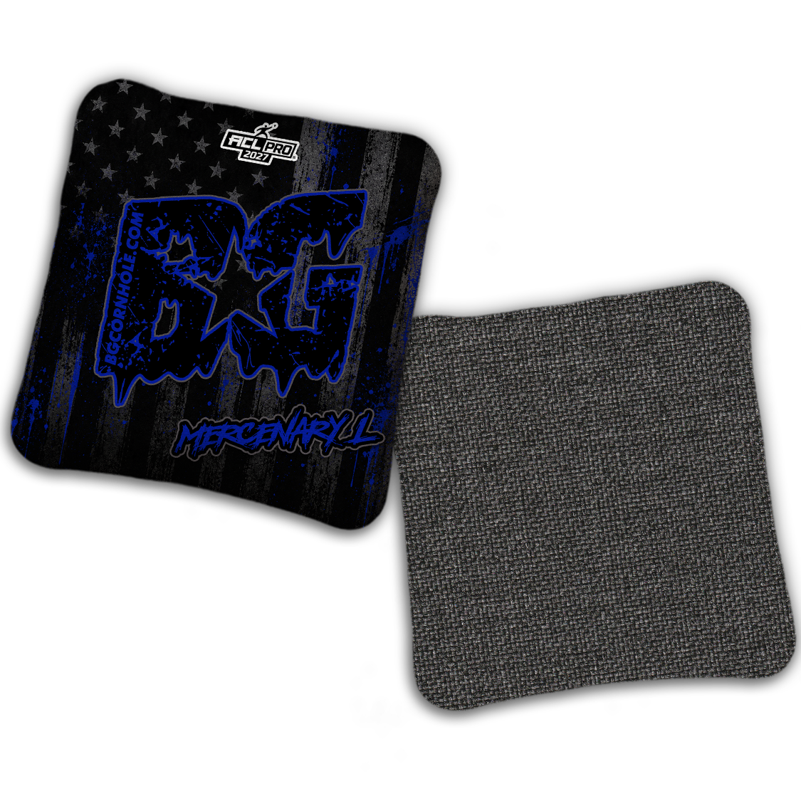 2027 BG Multiple Bag Models "AMERICAN GRIT" - ACL Pro Stamped Cornhole Bags - SET OF 4 BAGS