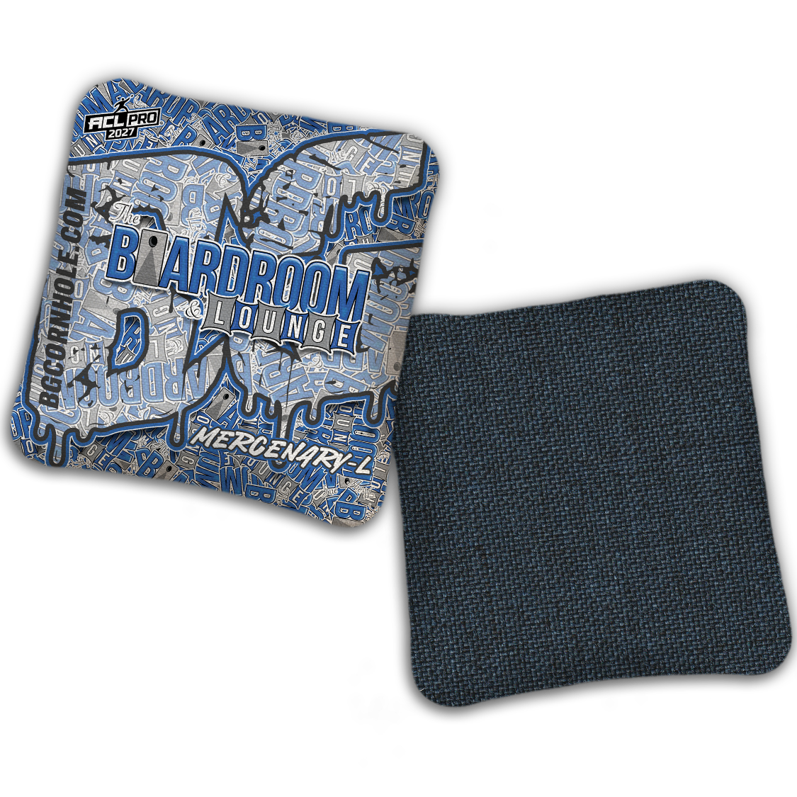 2027 BG Multiple Bag Models - "The Boardroom & Lounge” Collab - ACL Pro Stamped Cornhole Bags - SET OF 4 BAGS
