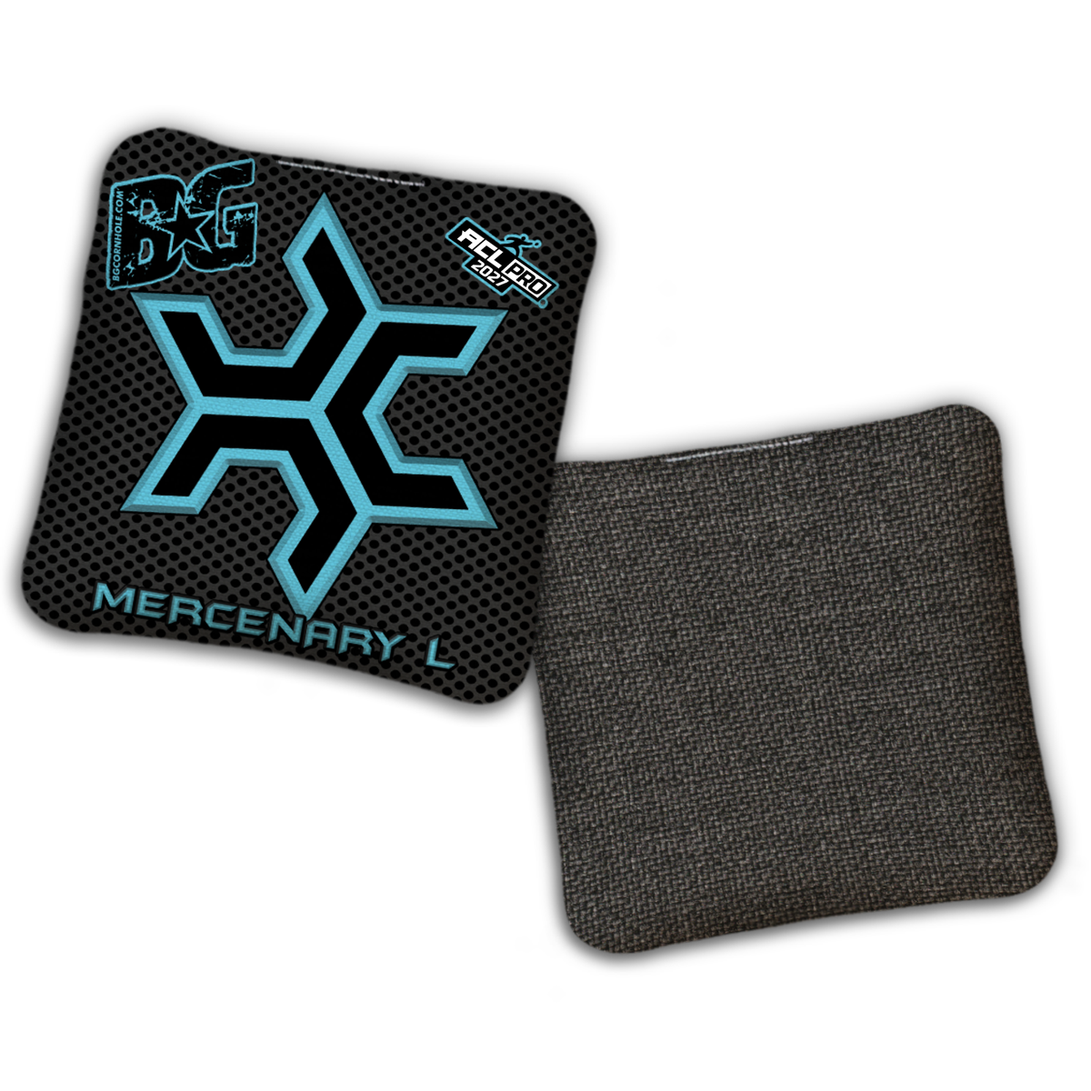 2027 ACL - Multiple Bag Models  "CaddySack Carbon Fiber” Collab - Pro Stamped Cornhole Bags - SET OF 4 BAGS
