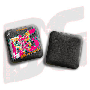 2026 Multiple Bag Models "Shoot Your Shot Tropics” Collab - ACL Pro Stamped Cornhole Bags - SET OF 4 BAGS