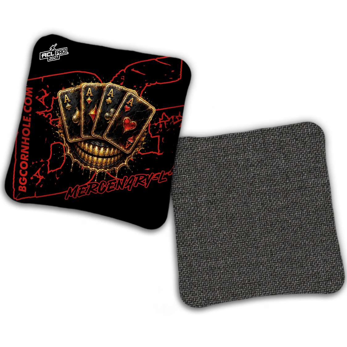 2027 BG Multiple Bag Models "DEAD MANS HAND " - ACL Pro Stamped Cornhole Bags - SET OF 4 BAGS