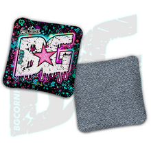 Load image into Gallery viewer, BG Multiple Bag Models - "Dripping Graffiti" - 4" ACL Mini Stamped Cornhole Bags- Set of 4 Bags