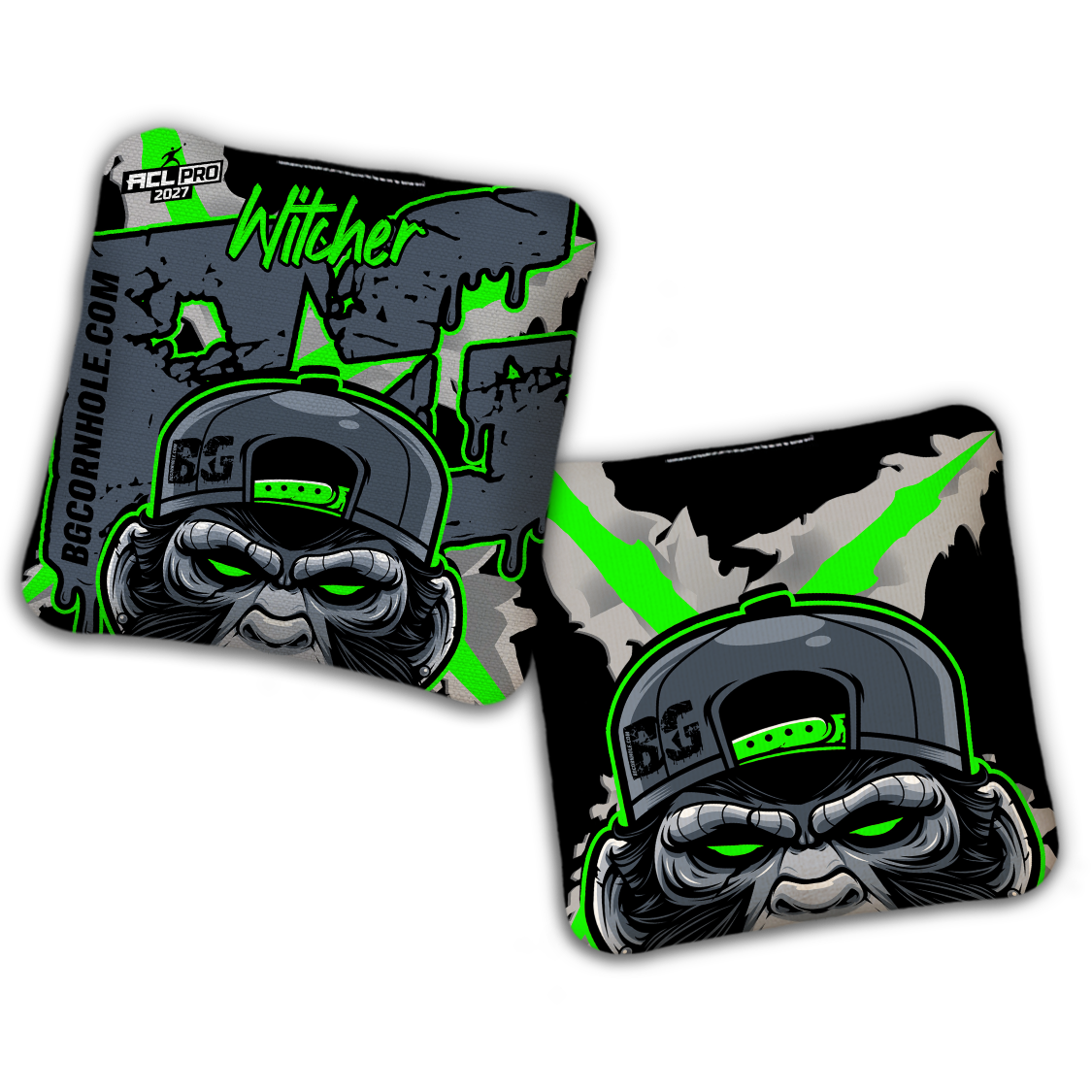 2027 BG Multiple Bag Models "MONKEY BUSINESS" - ACL Pro Stamped Cornhole Bags - SET OF 4 BAGS