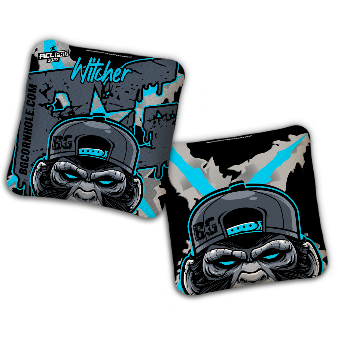 2027 BG Multiple Bag Models "MONKEY BUSINESS" - ACL Pro Stamped Cornhole Bags - SET OF 4 BAGS