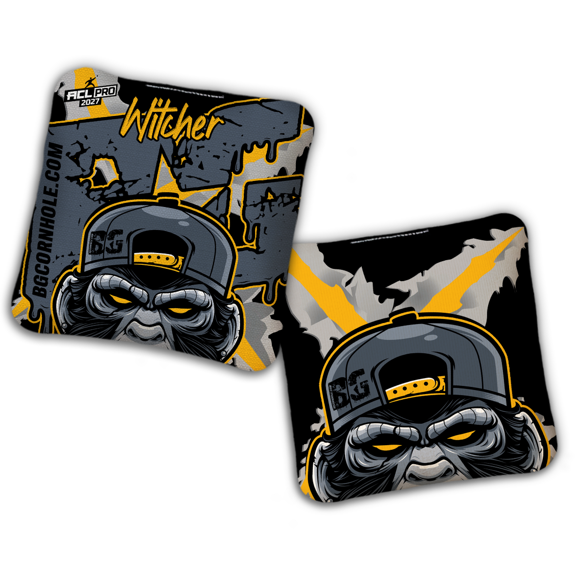 2027 BG Multiple Bag Models "MONKEY BUSINESS" - ACL Pro Stamped Cornhole Bags - SET OF 4 BAGS