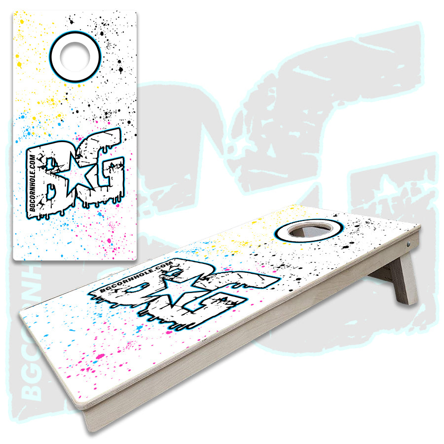 BG "White Mutli Splatter" Boards - Elite Model