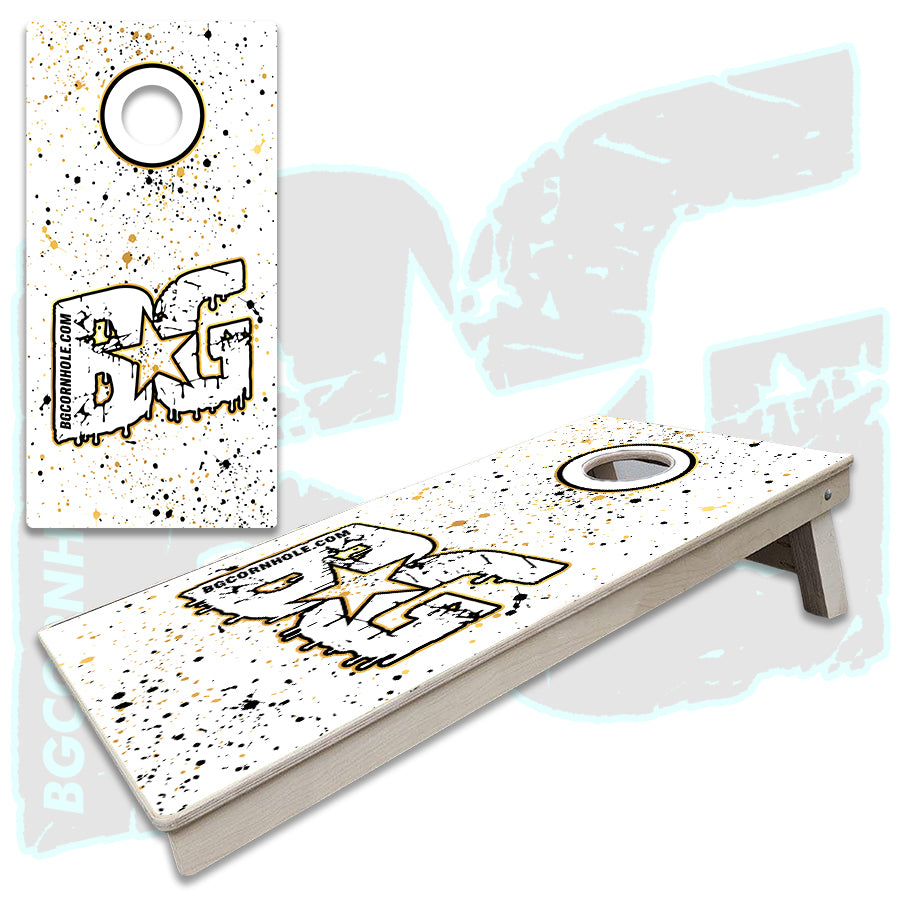 BG "White Mutli Splatter" Boards - Elite Model