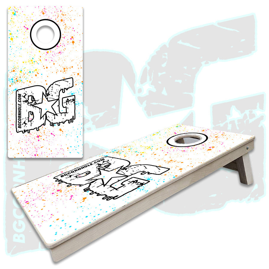 BG "White Mutli Splatter" Boards - Elite Model