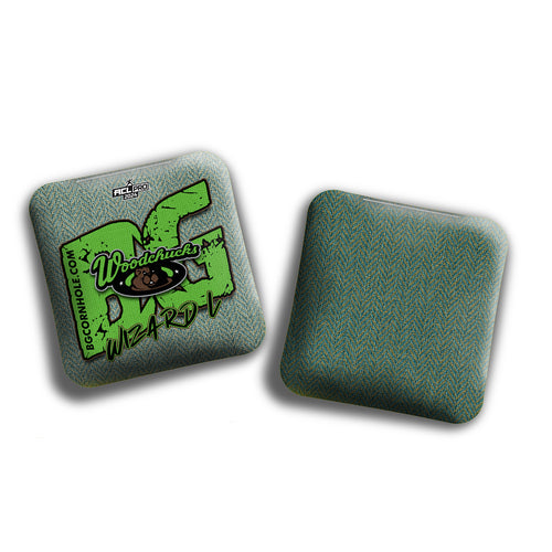 Multiple Bag Types - 2025 BG New England Woodchucks - ACL Pro Stamped Cornhole Bags - SET OF 4 BAGS