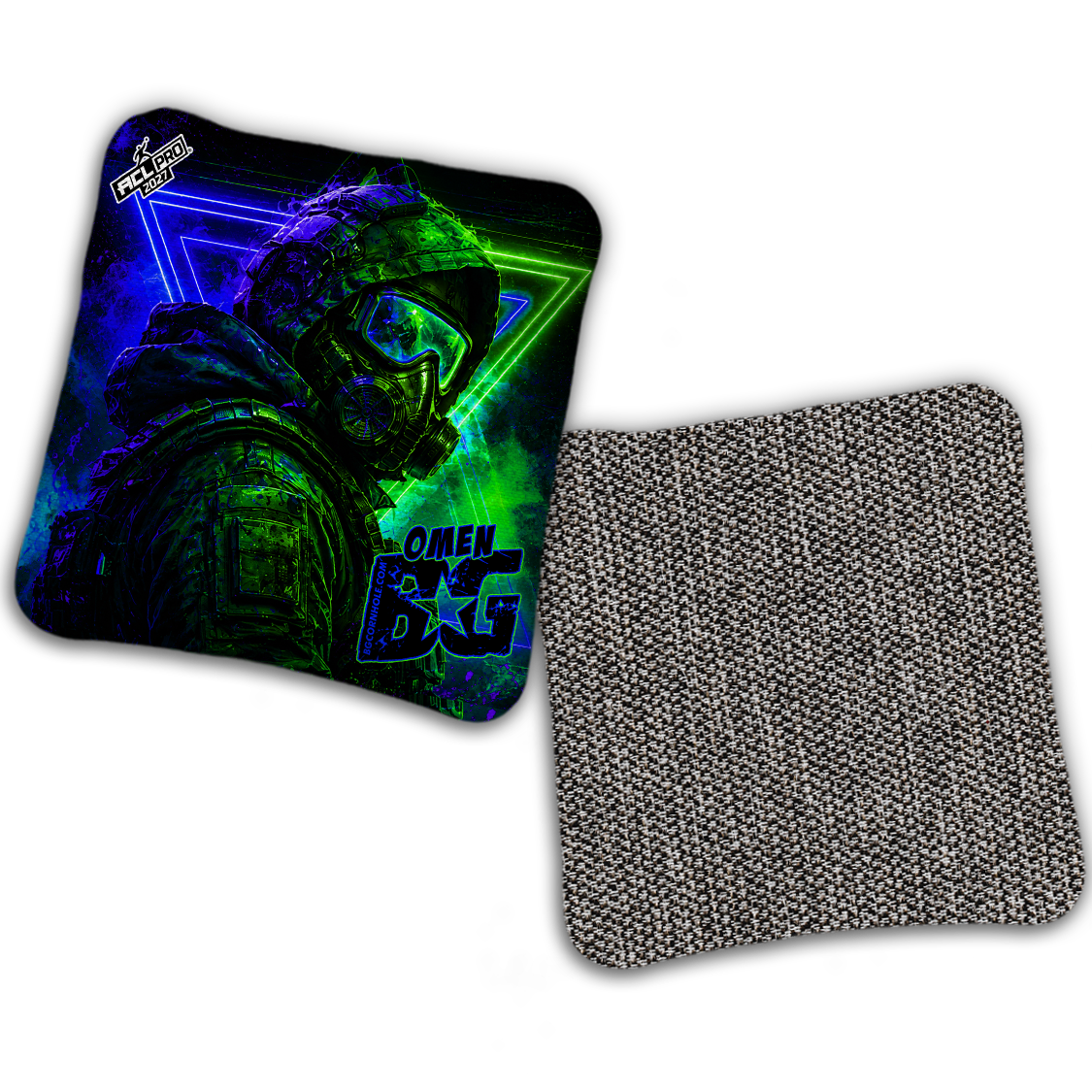 2027 BG Multiple Bag Models "NIGHT PROTOCOL" - ACL Pro Stamped Cornhole Bags - SET OF 4 BAGS