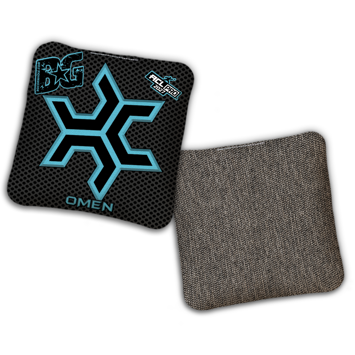 2027 ACL - Multiple Bag Models  "CaddySack Carbon Fiber” Collab - Pro Stamped Cornhole Bags - SET OF 4 BAGS