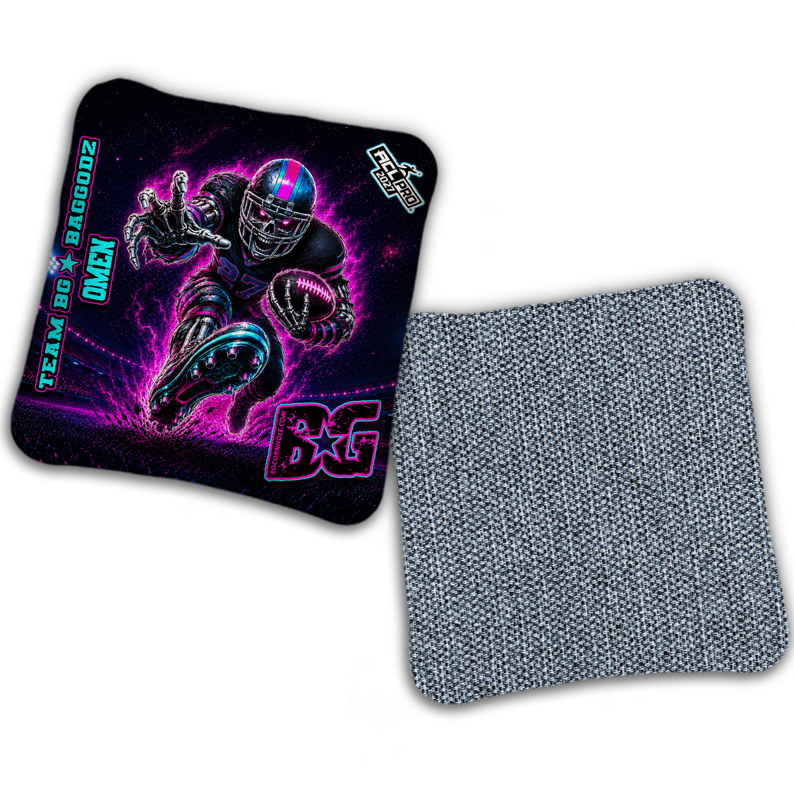 2027 BG Multiple Bag Models "FINAL DRIVE" - ACL Pro Stamped Cornhole Bags - SET OF 4 BAGS