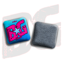 Load image into Gallery viewer, BG Multiple Bag Models - &quot;Smoke Bomb&quot; - 4&quot; ACL Mini Stamped Cornhole Bags- Set of 4 Bags