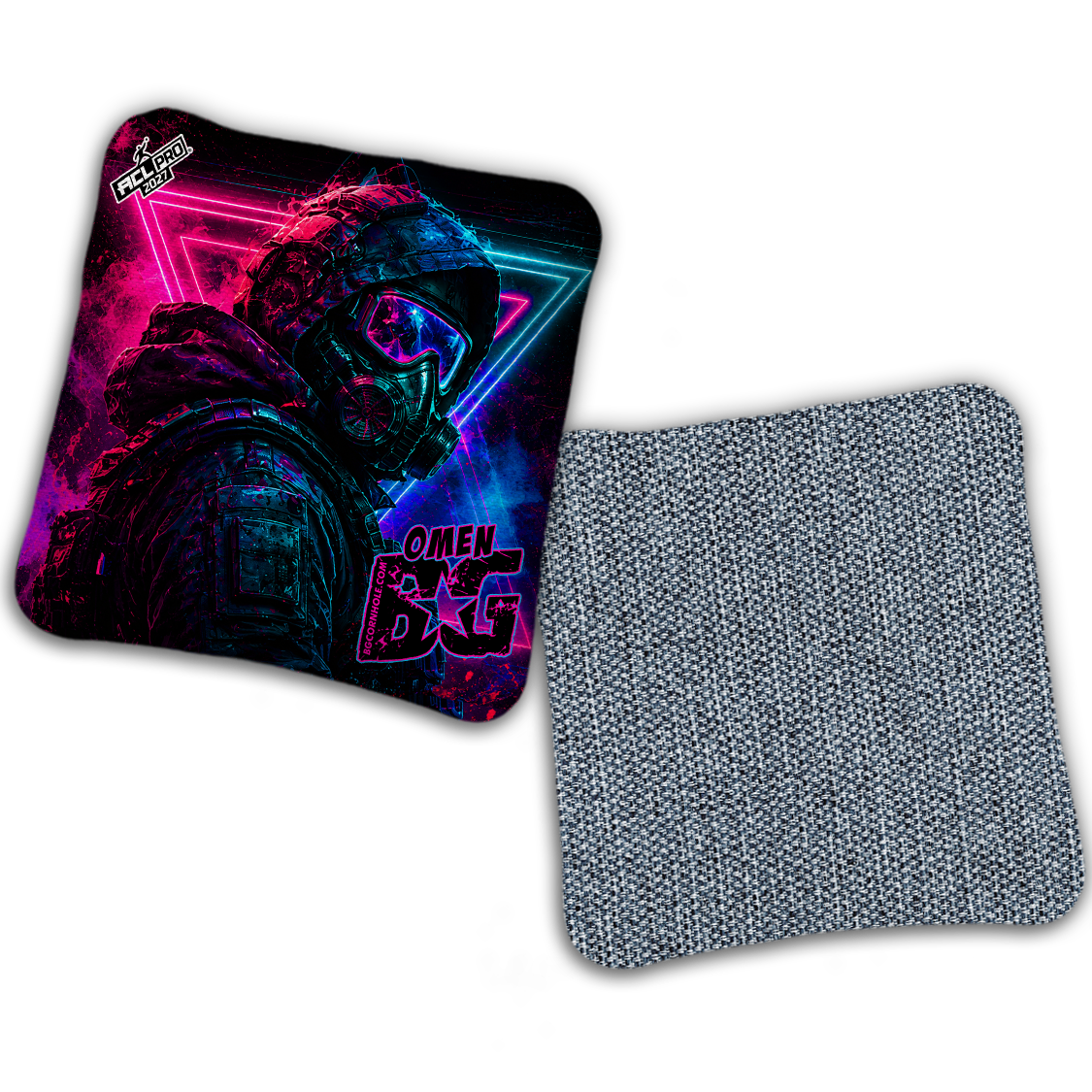 2027 BG Multiple Bag Models "NIGHT PROTOCOL" - ACL Pro Stamped Cornhole Bags - SET OF 4 BAGS
