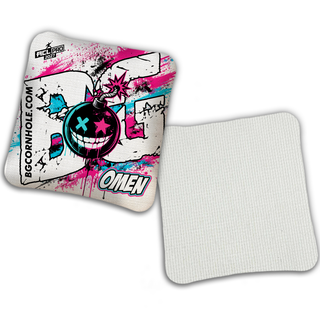 2027 BG Multiple Bag Models "TAKE COVER" - ACL Pro Stamped Cornhole Bags - SET OF 4 BAGS