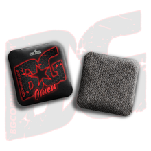 Load image into Gallery viewer, BG Multiple Bag Models - "Hex Glow" - 4" ACL Mini Stamped Cornhole Bags- Set of 4 Bags