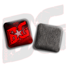 Load image into Gallery viewer, BG Multiple Bag Models - &quot;Smoke Bomb&quot; - 4&quot; ACL Mini Stamped Cornhole Bags- Set of 4 Bags
