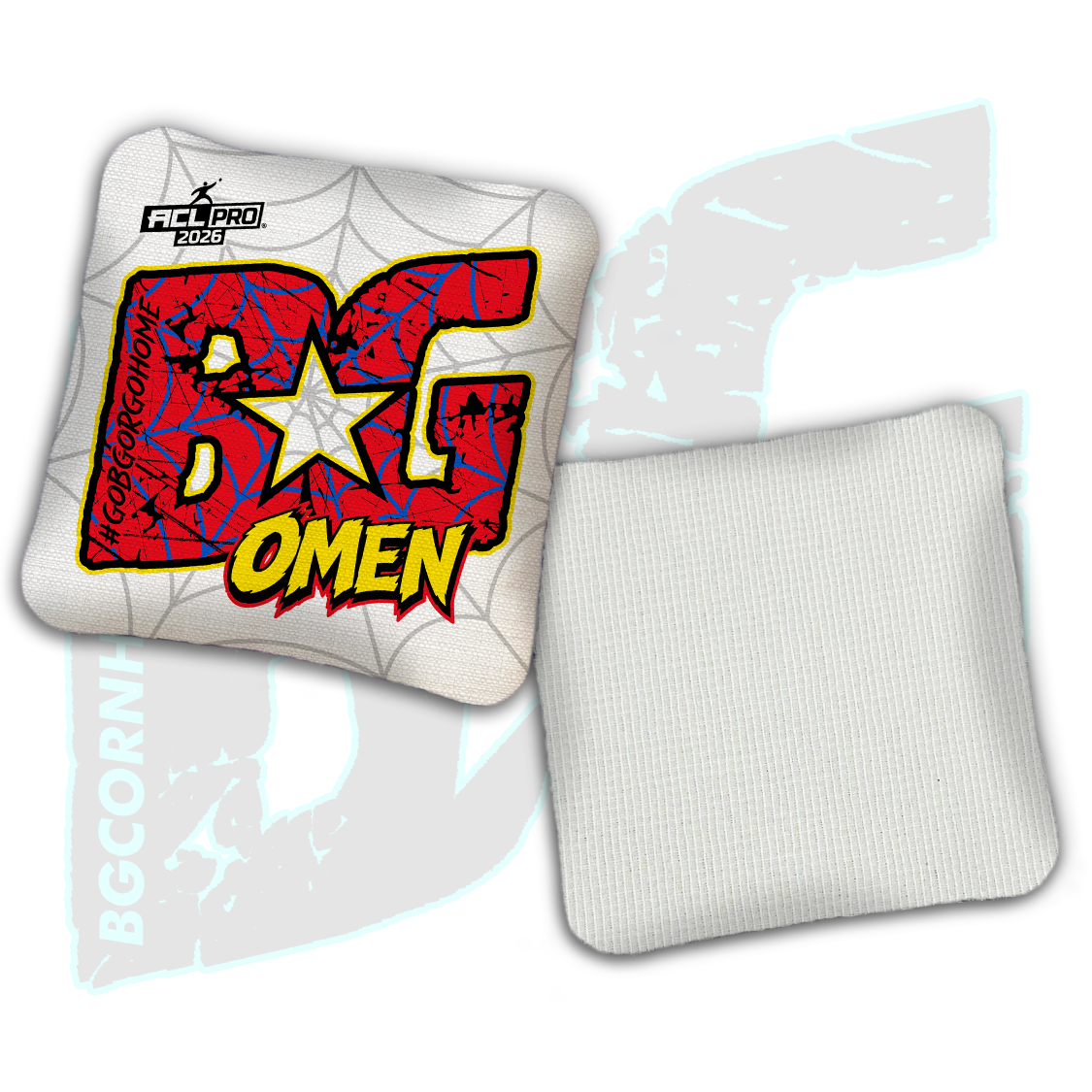 2026 Multiple Bag Models "Triple Crown Heros” Collab - ACL Pro Stamped Cornhole Bags - SET OF 4 BAGS