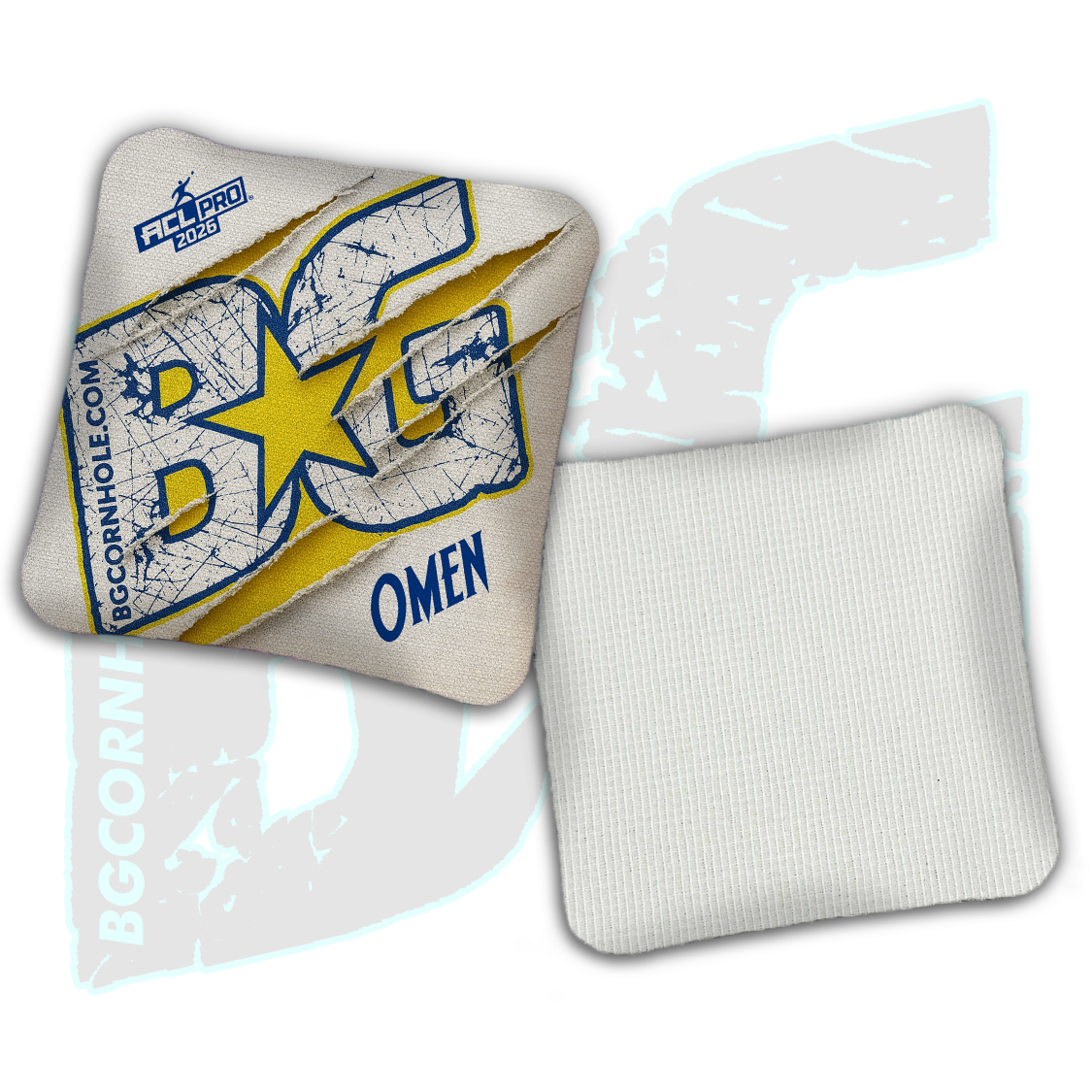 2026 Multiple Bag Models "Triple Crown Heros” Collab - ACL Pro Stamped Cornhole Bags - SET OF 4 BAGS