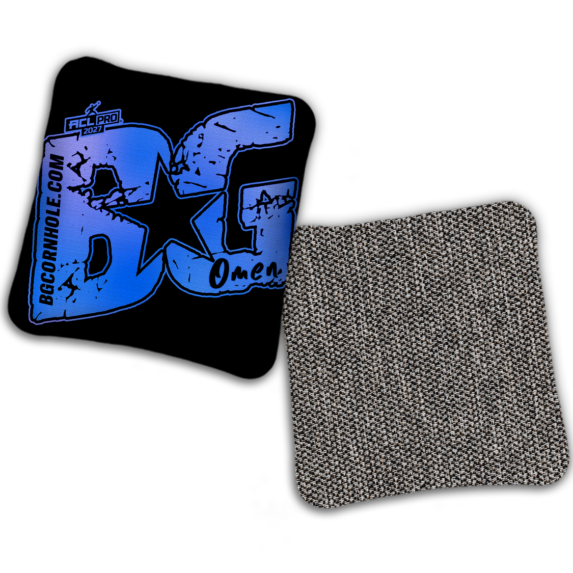 2027 BG Multiple Bag Models "BLACKOUT" - ACL Pro Stamped Cornhole Bags - SET OF 4 BAGS
