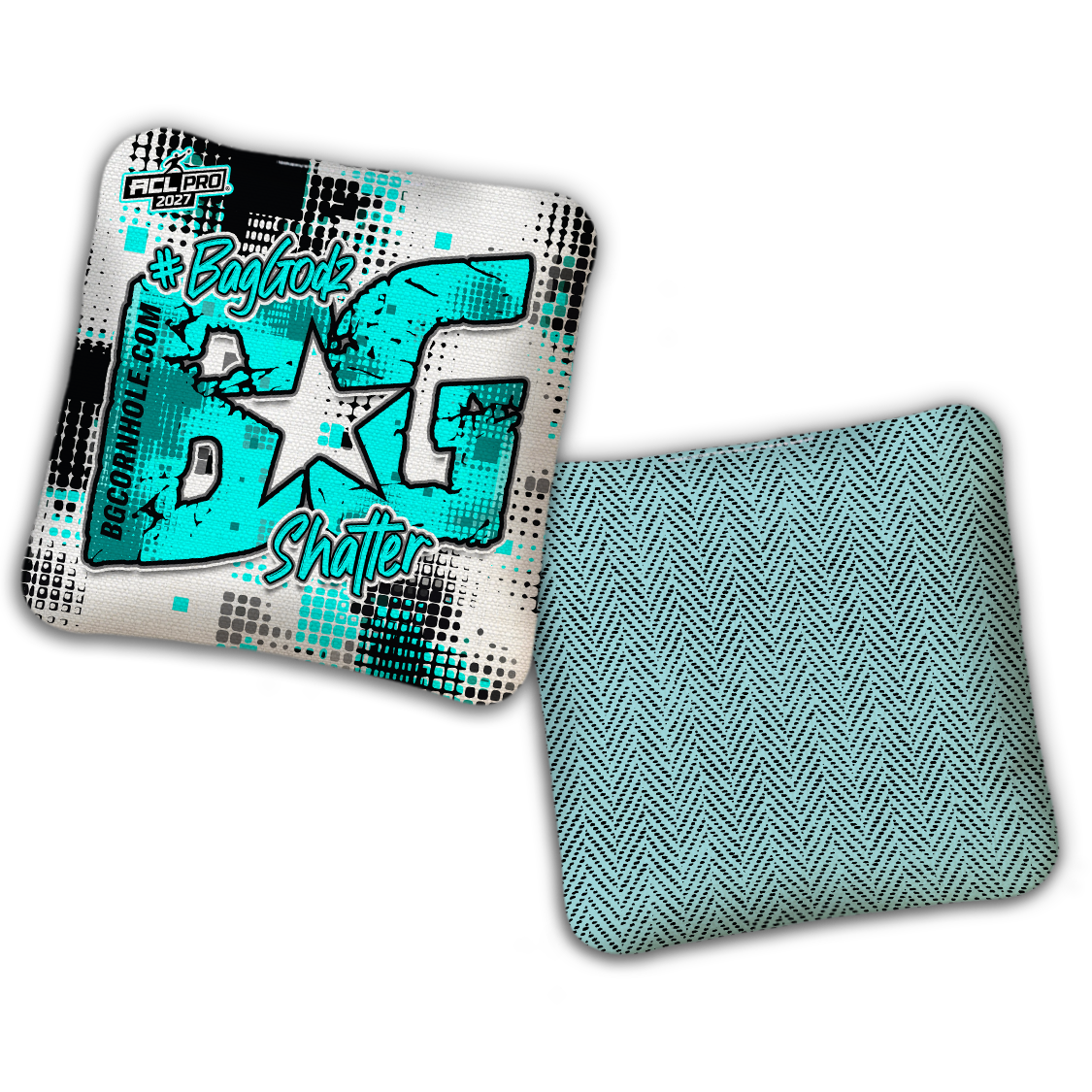 2027 BG Multiple Bag Models "PHANTOM GRID" - ACL Pro Stamped Cornhole Bags - SET OF 4 BAGS