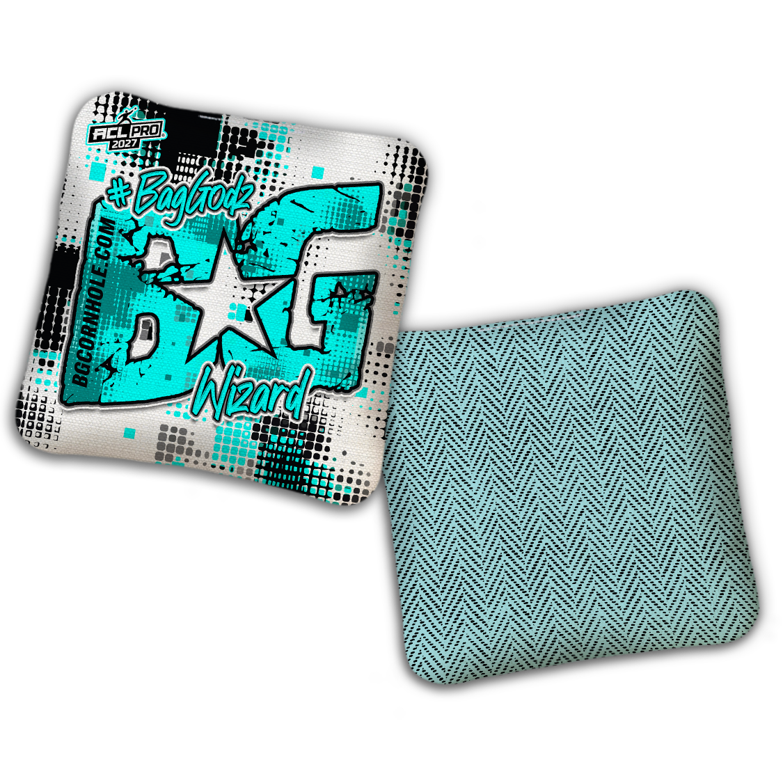 2027 BG Multiple Bag Models "PHANTOM GRID" - ACL Pro Stamped Cornhole Bags - SET OF 4 BAGS