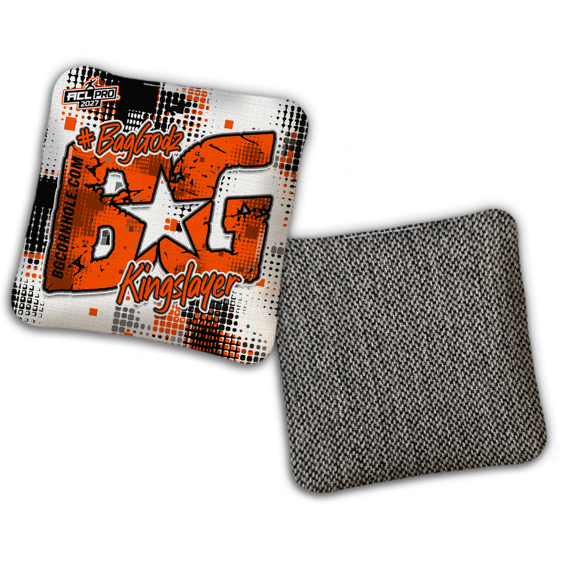 2027 BG Multiple Bag Models "PHANTOM GRID" - ACL Pro Stamped Cornhole Bags - SET OF 4 BAGS